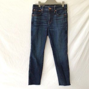J. Crew Vintage Straight Jeans w/Frayed Cuff Sz 26